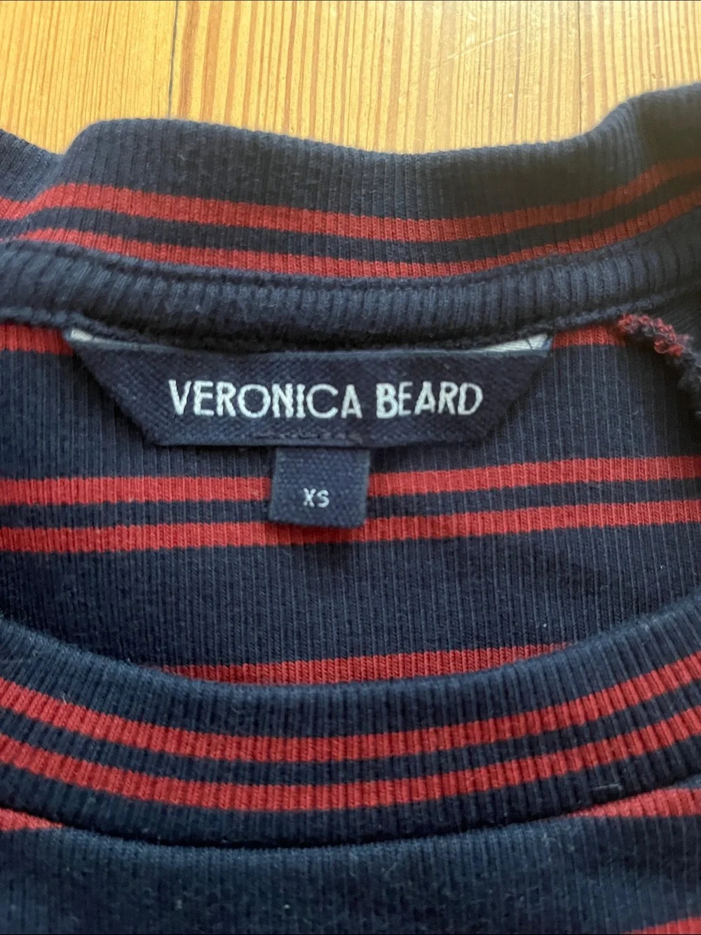 Veronica Beard Delano Striped Top - Picture 2 of 7
